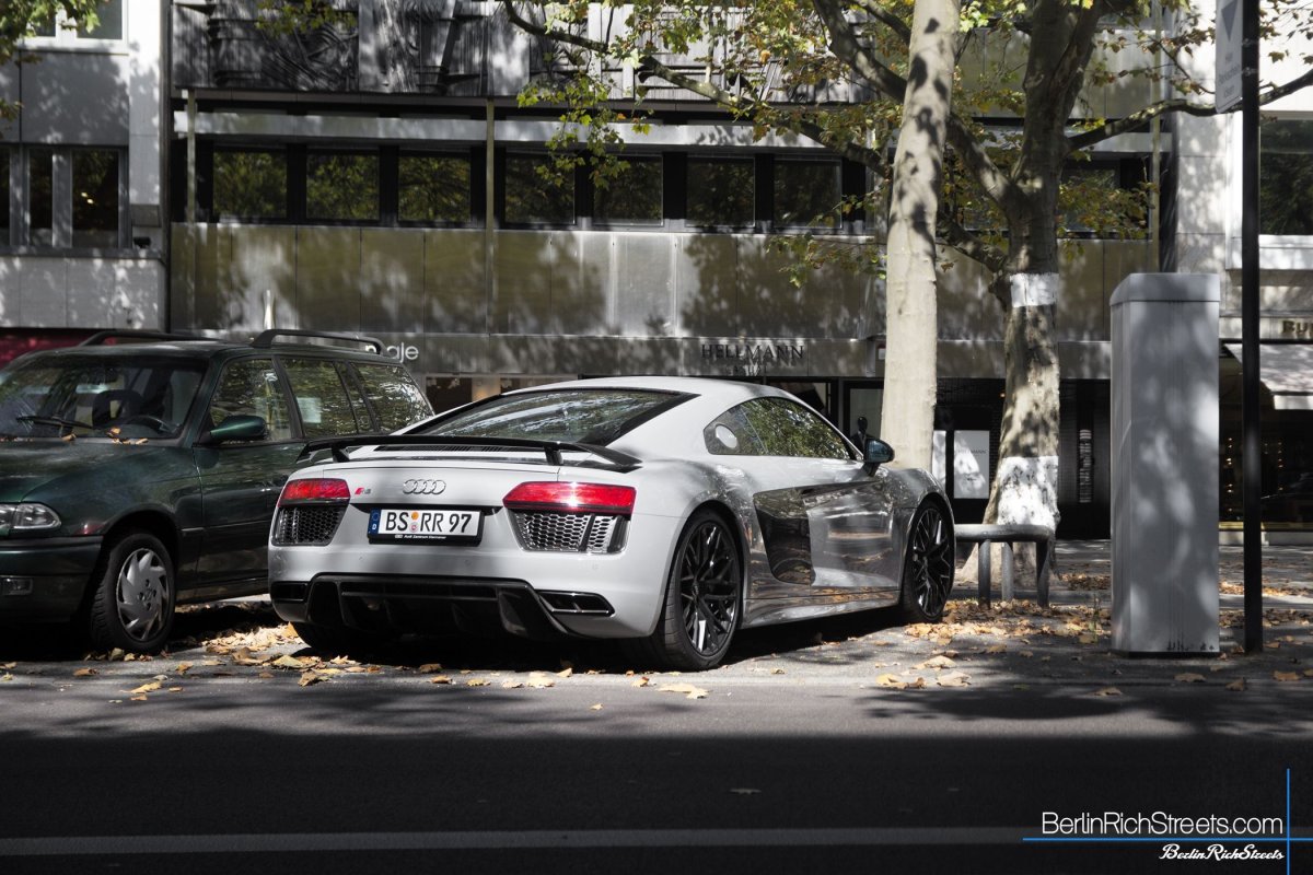 Audi R8 V10 Plus (2016) spotted in Berlin — BerlinRichStreets